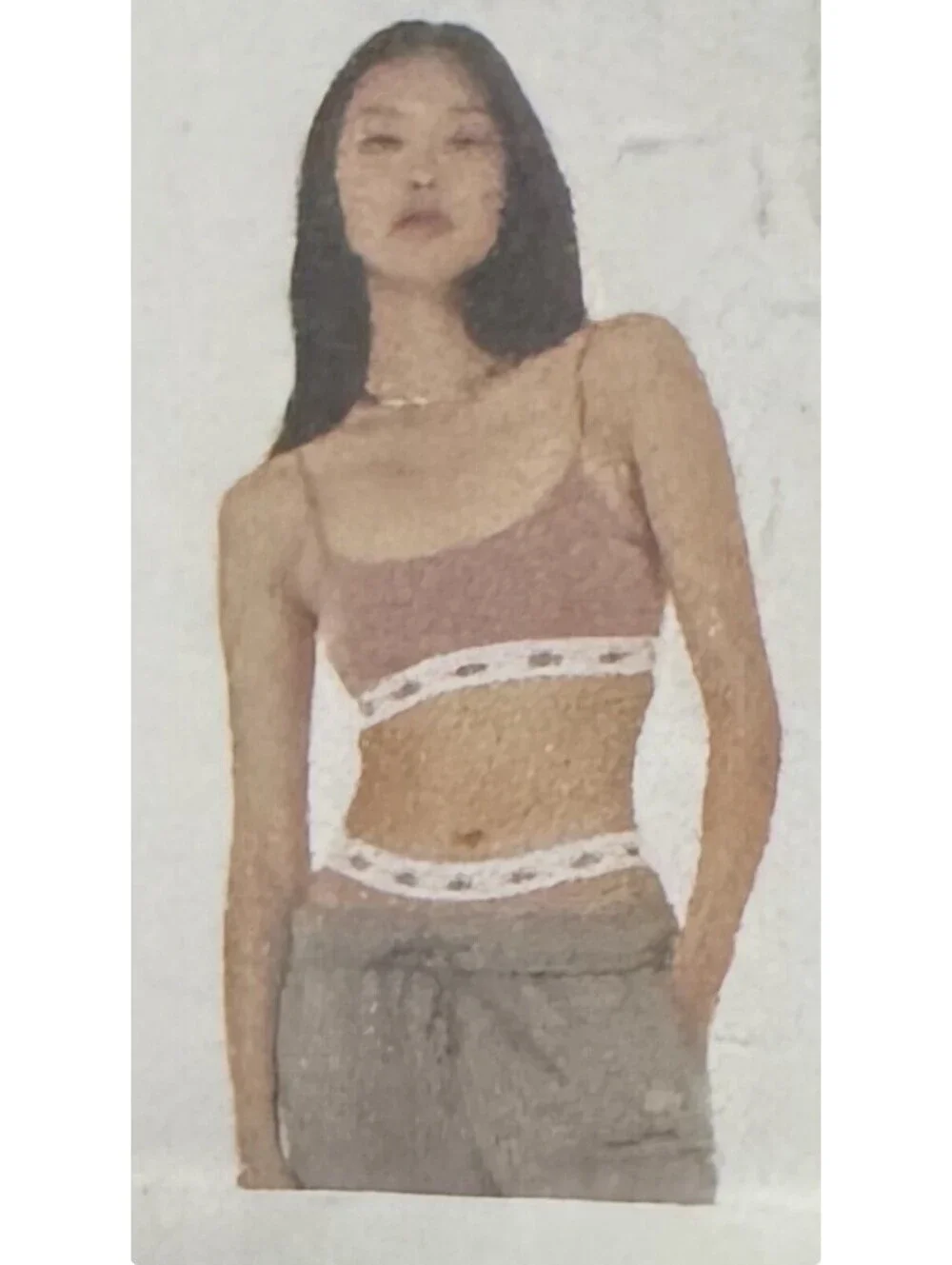 Alo Yoga Icon Cami Bra White Size Small S Logo Band W9425R New